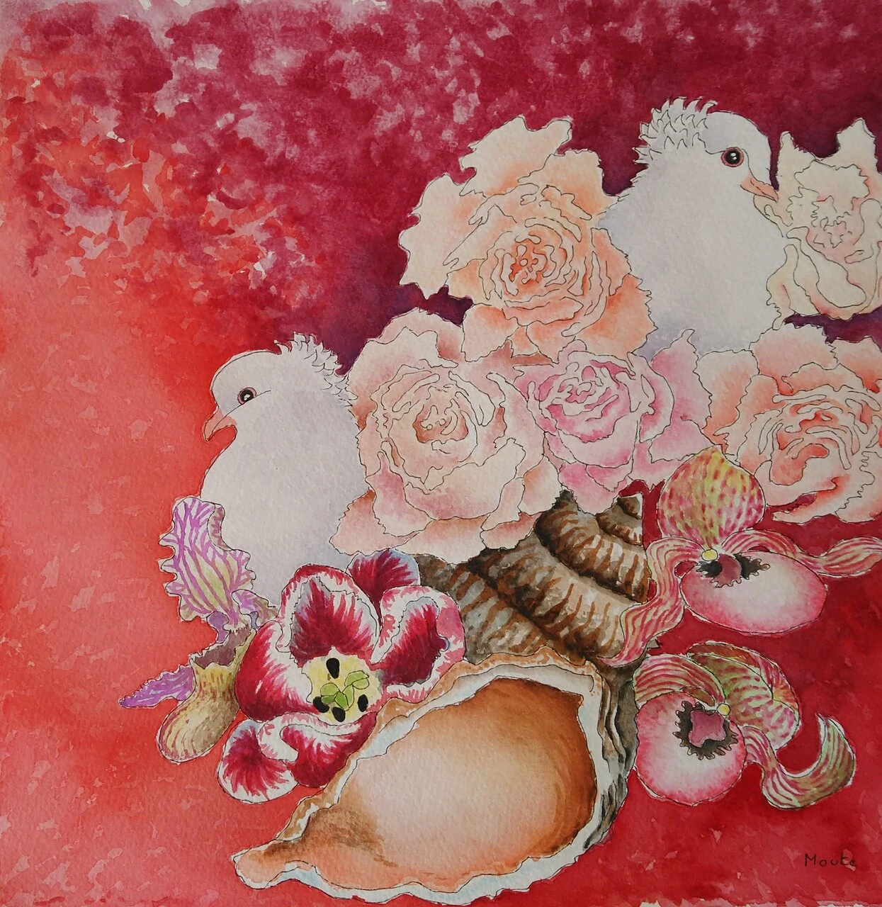 Moute - Goddess drawing