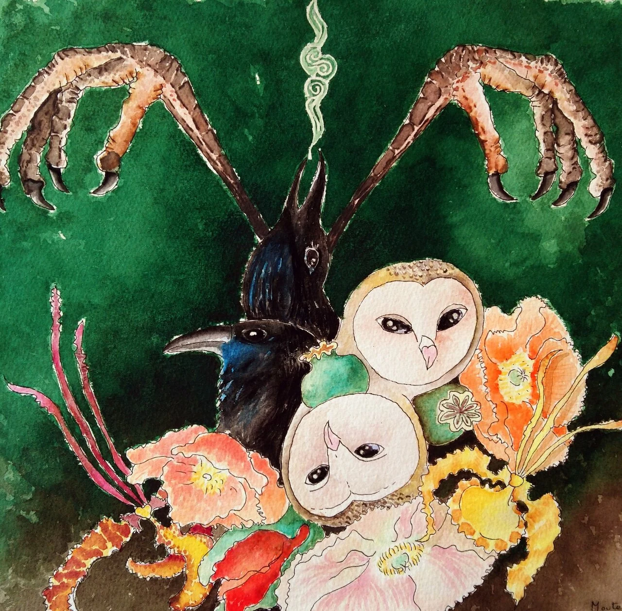 Moute - Great Shaman drawing