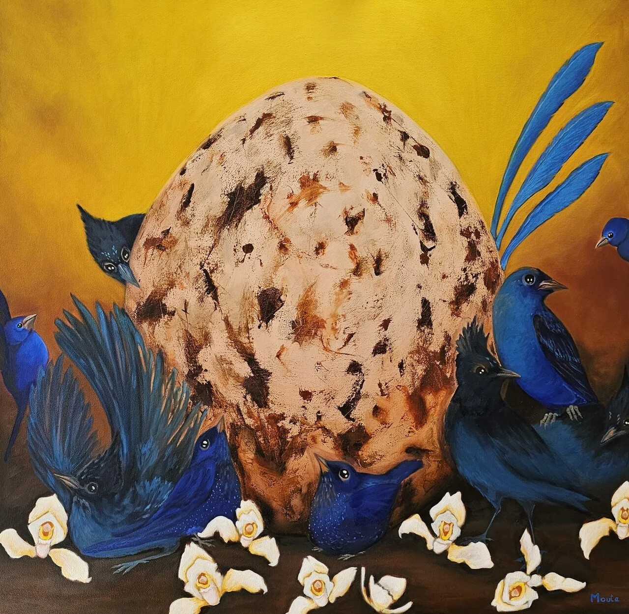 Moute - Immaculate Conception painting