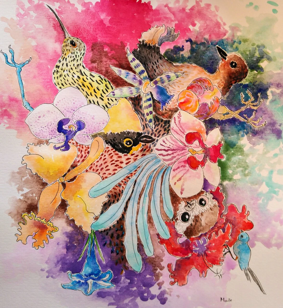 Moute - Swishy drawing